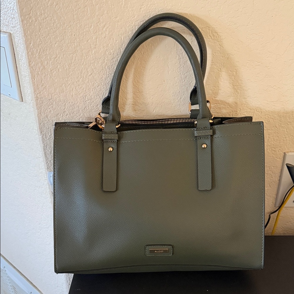 Aldo Olive Green Satchel Bag